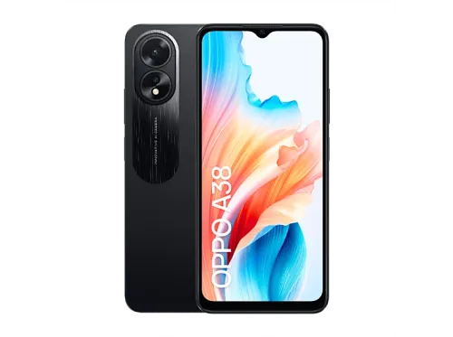 Móvil OPPO A38  Glowing Black 128 GB 4GB RAM 6.56 " HD+ LCD MediaTek Helio G85 5000 mAh Android 13