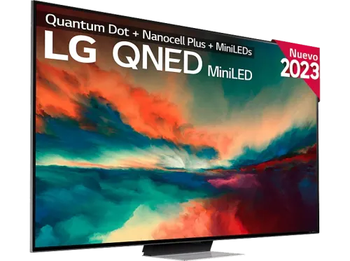TV QNED Mini LED 86" LG 86QNED866RE UHD 4K Procesador Inteligente α7 4K Gen6 Smart TV DVB-T2 (H.265) Negro