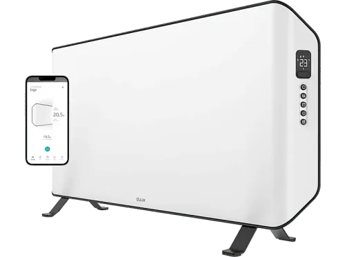 Convector Duux Edge 1000 W 2 niveles calor Temporizador 24h Control a distancia Blanco