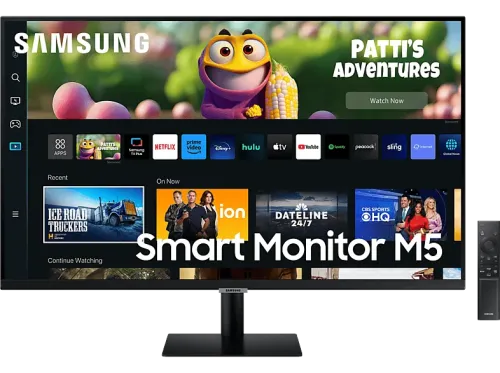 Monitor Samsung Smart Monitor M5  LS27CM500EUXEN 27" Full-HD 4 ms 60 Hz HDMI Bluetooth Negro
