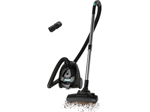 Aspirador con bolsa Cecotec Conga Powerbag 2000 800 W 2 l 16kPa Tubo telescópico Incluye accesorios para muebles y esquinas Black
