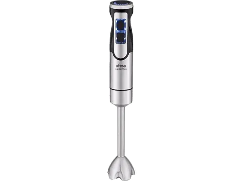 Batidora de mano Ufesa Jupiter Max 1200W 8 velocidades Picadora Accesorio batidor Inox