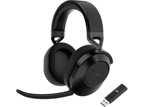 Auriculares gaming Corsair HS65 Inalámbricos Autonomía 24 h Sonido Envolvente Dolby® Audio 7.1 Negro