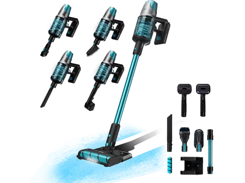 Aspirador escoba Cecotec Conga Rockstar 7500 Astral Jaliscazo 680 W 250 aW 30 kPa 90 min Accesorio especial mascotas Black