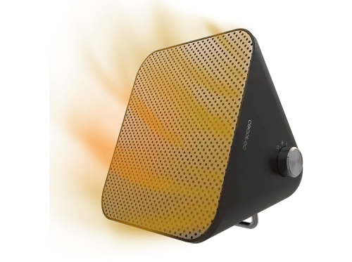 Calefactor Cecotec ReadyWarm 1500 Max Ceramic Design Black 1500 W 3 modos 15 m² Termostato regulable Ligero Black
