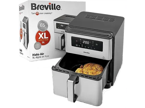 Freidora de aire Breville VDF131X-01 1700W 9 l Asador alógeno Gris
