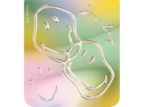 Tarjeta interactiva Samsung Flipsuit Card Smiley Vivid Para Galaxy Z Flip5 GP-TOF731SBDWW Multicolor