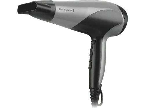 Secador Remington Ionic Dry D3190S 2200W 3 niveles temperatura 2 velocidades Difusor incluido Gris