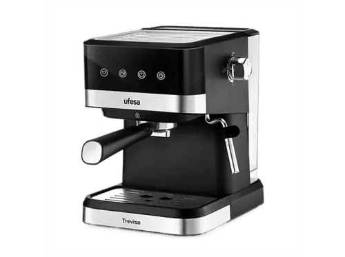 Cafetera express Ufesa Treviso 20 bar 1050 W 2 tazas de café Negro