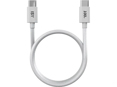 Cable USB ISY IUC-5200 USB-C 2.0 2 m 100W Universal Hasta 480 Mbps Blanco