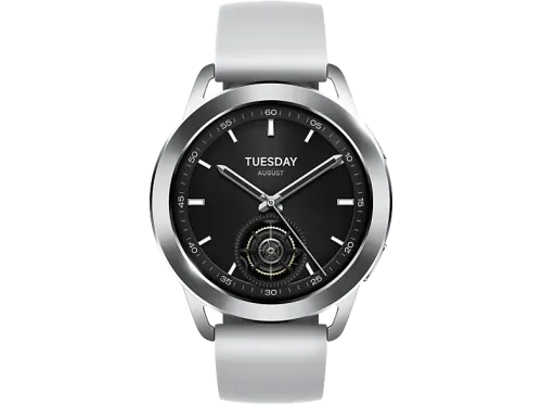 Smartwatch Xiaomi Watch S3 AMOLED Bluetooth Hasta 15 días HyperOS,Plata