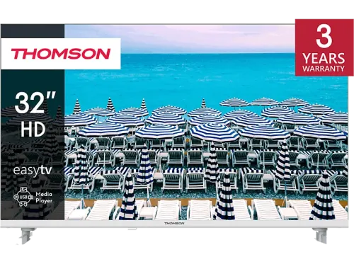 TV LED 32" Thomson 32HD2S13W HD Quad Core MSD3663LSA-SW Sintonizador triple Blanco