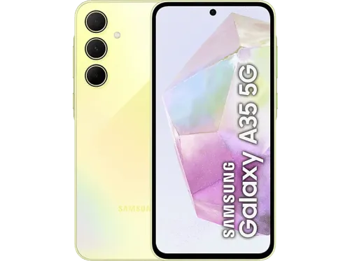 Móvil Samsung Galaxy A35 5G 256GB 8GB RAM 6.6 FHD+ Exynos 1380 5000 mAh Android 14 Yellow