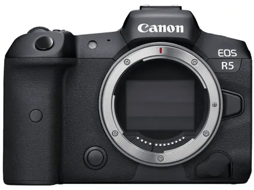 Cámara EVIL Canon EOS R5 Cuerpo 45 megapixel CMOS 8 cm Digic X WiFi Vídeo 8K Negro