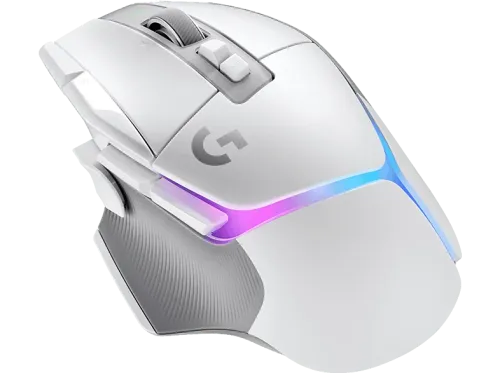 Ratón gaming Logitech G G502 X Plus Inalámbrico Lightforce Lightspeed RGB Lightsync 25.600 ppp Blanco