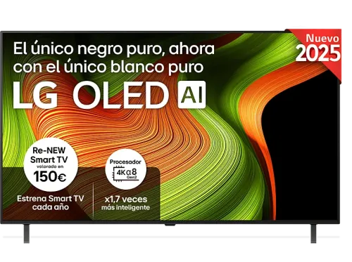 TV OLED 55" LG OLED55B56LA OLED 4K Procesador Inteligente α8 AI Processor 4K Gen2 Smart TV DVB-T2 (H.265) Umber brown