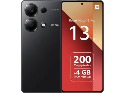Móvil Xiaomi Redmi Note 13 Pro Midnight Black 256 GB 8 GB RAM 6.67" Full HD+AMOLED MediaTek  Helio G99 Ultra 5000 mAh Android