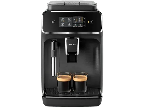 Cafetera superautomática Philips EP2220/10 Molinillo integrado Espumador de leche clásico Filtro AquaClean 1500W 15 bar 2 tazas Negro
