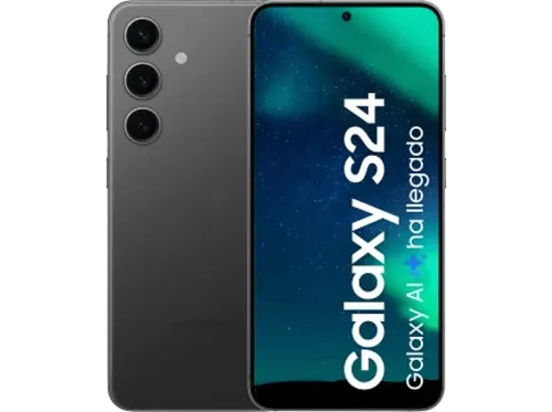 Móvil Samsung Galaxy S24 Onyx 256GB 8GB RAM 6.2" FHD+ Exynos 2400 4000 mAh Android 14