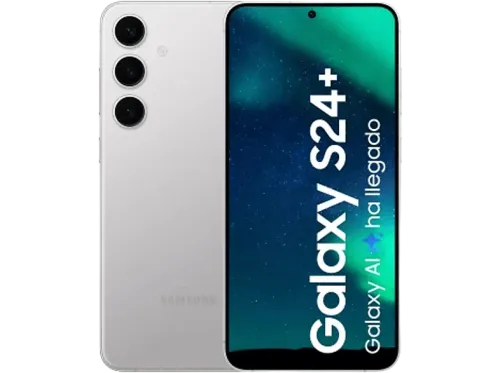 Móvil Samsung Galaxy S24 Plus Marble Gray 512GB 12GB RAM 6.7" QHD+ Exynos 2400 4900 mAh Android 14