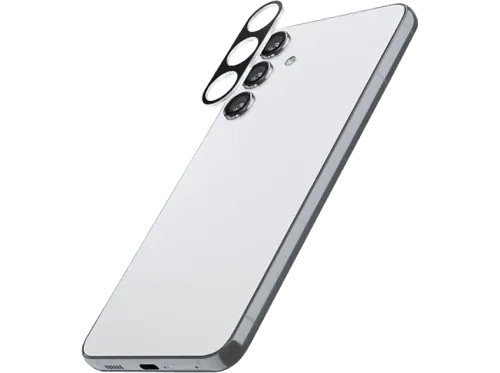 Protector cámara móvil CellularLine CAMERALENSGALS24 Para Samsung S24 Vidrio templado Transparente