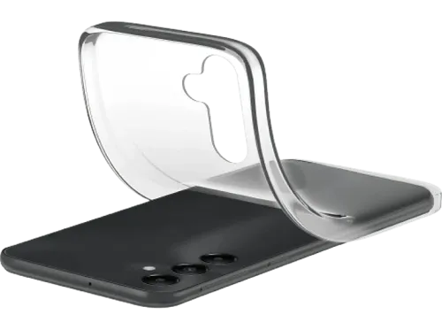 Funda CellularLine SOFTGALA255GT Para Samsung Galaxy A25 5G Goma blanda Trasera Transparente