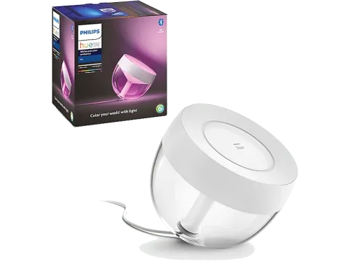 Lámpara Philips Iris Hue White and Color Ambiance Sobremesa LED 570 lx 6500K Blanco y Color Blanco