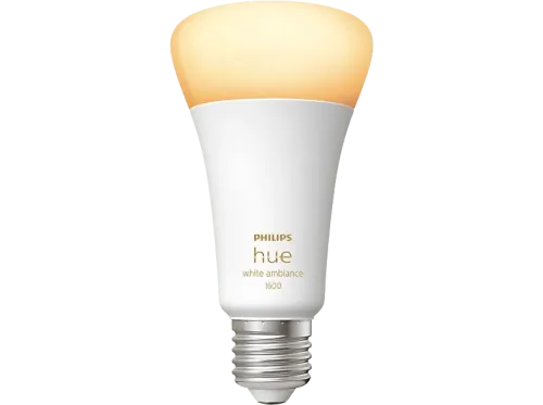 Bombilla inteligente Philips Hue A60 E27 Luz Blanca de Cálida a Fría 100W Compatible con Alexa/Google Home