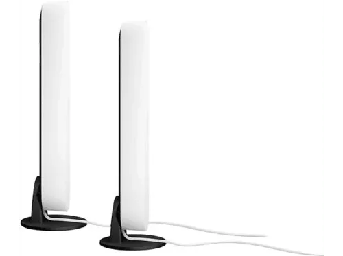 Kit de iluminación Philips Hue Play 2 Barras Inteligentes LED Luz blanca y de color Domótica