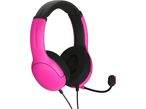 Auriculares gaming PDP Airlite Wired Con cable Para PS5 y PC Nebula Pink