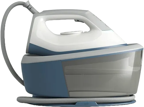 Centro de planchado Philips PSG2000/20 2400 W Depósito de 1,4 L 6 bares Suela de cerámica Vapor continuo a 110 g/min Azul y Blanco