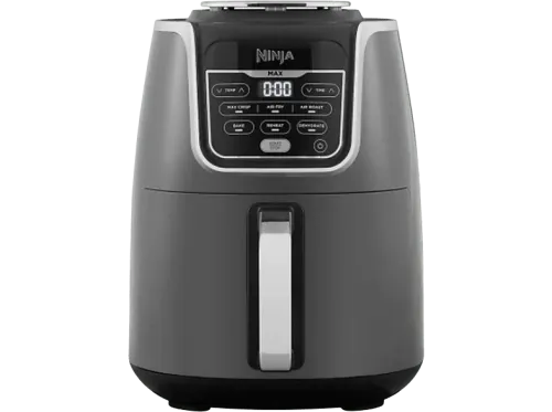 Freidora de aire Ninja MAX AF160EU 1750 W 6 Funciones 5.2 l Sin BPA Pies antideslizantes Negro