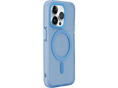 Funda ISY ISC 2448 Compatible con MagSafe Para iPhone 15 Pro Azul