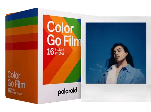 Película fotográfica Polaroid Color Go Film Para cámara instantánea Polaroid Go 16 fotos.