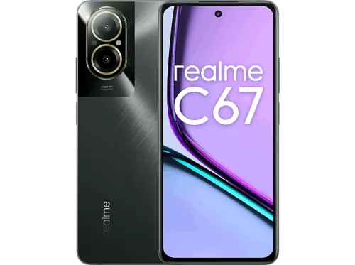 Móvil realme C67 Black Rock 256GB 8GB RAM 6.72" FHD+ Snapdragon 685 6nm Chipset 5000 mAh Android