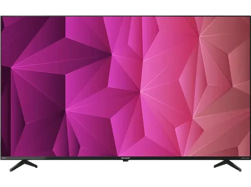 TV LED 50" Sharp Android TV Ultra HD Asistente Google Chromecast integrado Bluetooth Gris