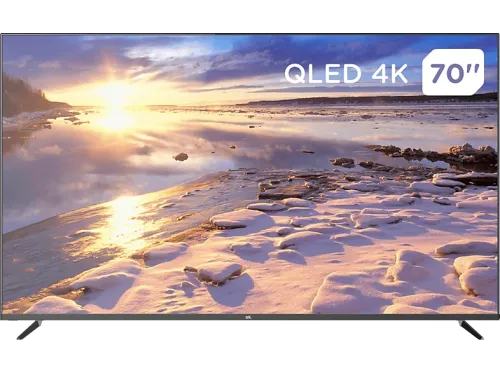 TV QLED 70" OK OTV 70GQU-5023C UHD 4K Google TV Bluetooth Dolby Audio Control por voz Negro