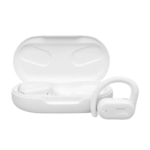 Auriculares inalámbricos JBL Soundgear Sense Autonomía hasta 24h Carga rápida Tecnología OpenSound Blanco