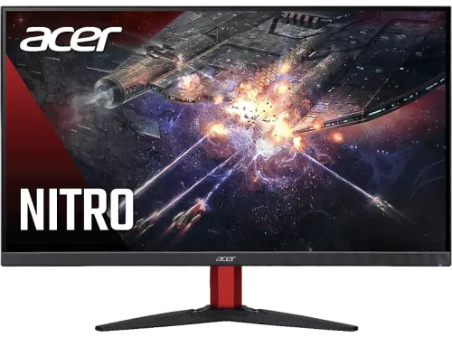 Monitor gaming Acer Nitro KG241YM3 23.8" Full HD 1 ms 180Hz 2 x HDMI(2.0)+1 x DisplayPort(1.2)+SPK+Audio out FreeSync Premium Negro