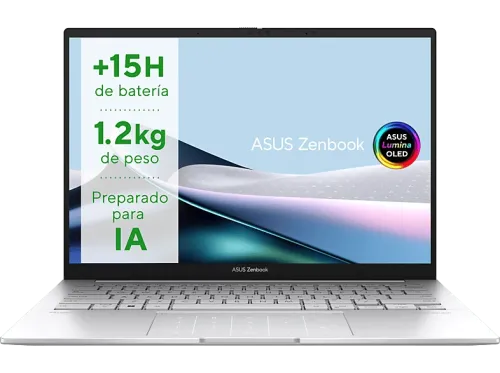 Portátil ASUS  ZenBook 14 OLED UX3405MA-PZ539WU 14" WQXGA+ Intel® Evo™ Core™ Ultra 7-155H 16GB RAM 1TB SSD Arc™ Graphics Windows 11 Home