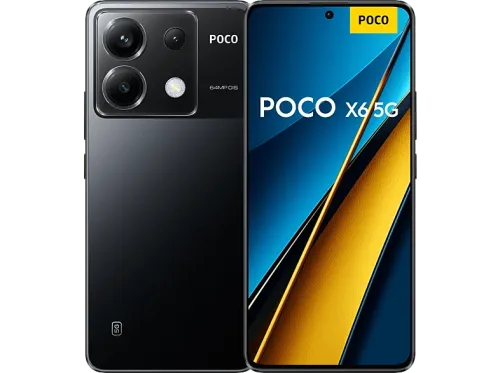 Móvil Poco X6 Negro 256GB 12GB RAM 6.67"  AMOLED 1.5K Snapdragon® 7s Gen 2 5000 mAh Android