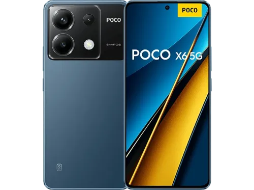 Móvil Poco X6 Azul 256GB 8GB RAM 6.67"  AMOLED 1.5K Snapdragon® 7s Gen 2 5000 mAh Android