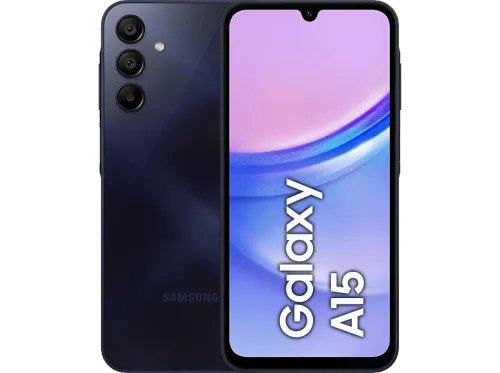 Móvil Samsung Galaxy A15 LTE Negro 256GB 8GB RAM 6.5"  FHD+ MediaTek G99 Octa-Core 5000mAh Android 14