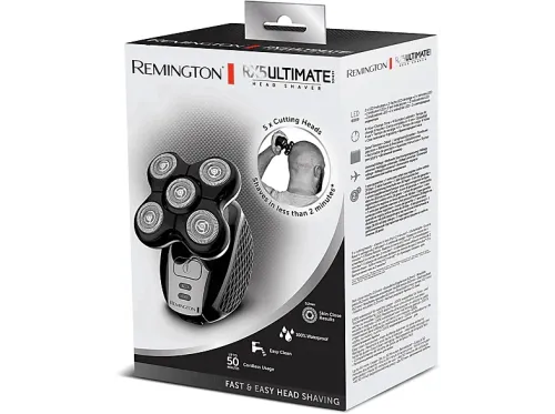 Afeitadora Remington RX5 Ultimate Series XR1500 5 Cabezales Seco y Húmedo Inalámbrica Neceser Negro