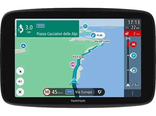 GPS Tom Tom GO Camper Max 7" Para autocaravanas 1.93 h autonomía 2 GB RAM 32 GB Todo el mundo Negro