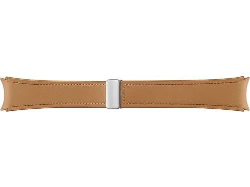 Correa Samsung  ET-SHR94LDEGEU Para Galaxy Watch6  M/L 20 mm Con Hebilla en D Cuero ecológico Marrón claro