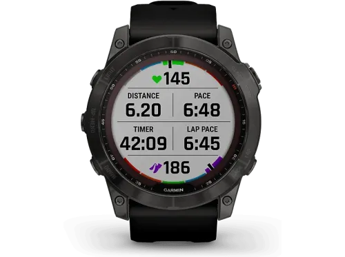 Reloj deportivo Garmin Fenix 7X Zafiro Edición Solar Carbón 26 mm 1.4" Autonomía 28 días