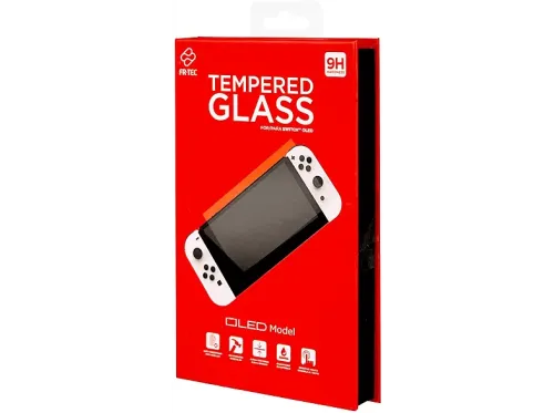 Protector pantalla FR-TEC B09BRN4W8X Para Nintendo Switch OLED Vidrio templado Dureza 9H Transparente