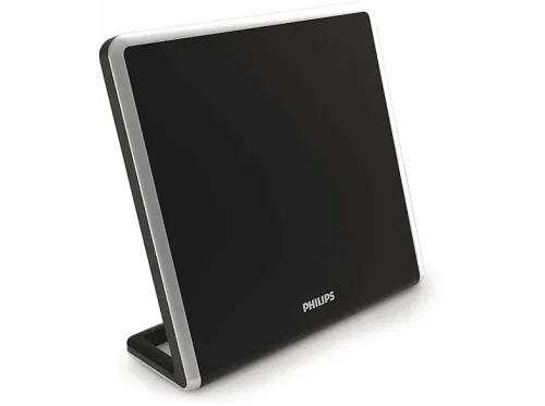 Amplificador antena Philips SDV7220/12 49 dB Filtrado de ruidos Control de ganancia Negro
