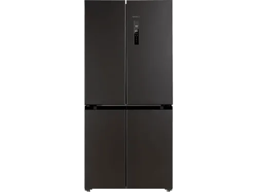 Frigorífico americano Cecotec Bolero CoolMarket 4D 490 Dark E No Frost 183 cm 490 l Inverter Plus Inoxidable anti-huellas Dark